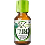 Healing Solutions Organic Tea Tree Essential Oil, 1 oz/10ml Undiluted Tea Tree Oil for Skin & Hair