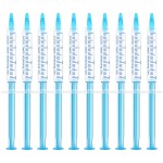 EZGO 10 Pack Teeth Whitening Gel Refills 22% Bleaching Gel, No Sensitive Teeth Whitener, Great for Sensitive Tooth Whitening, Carbamide Peroxide Teeth Whitening Gel, Mint Flavor (10X 3ML)