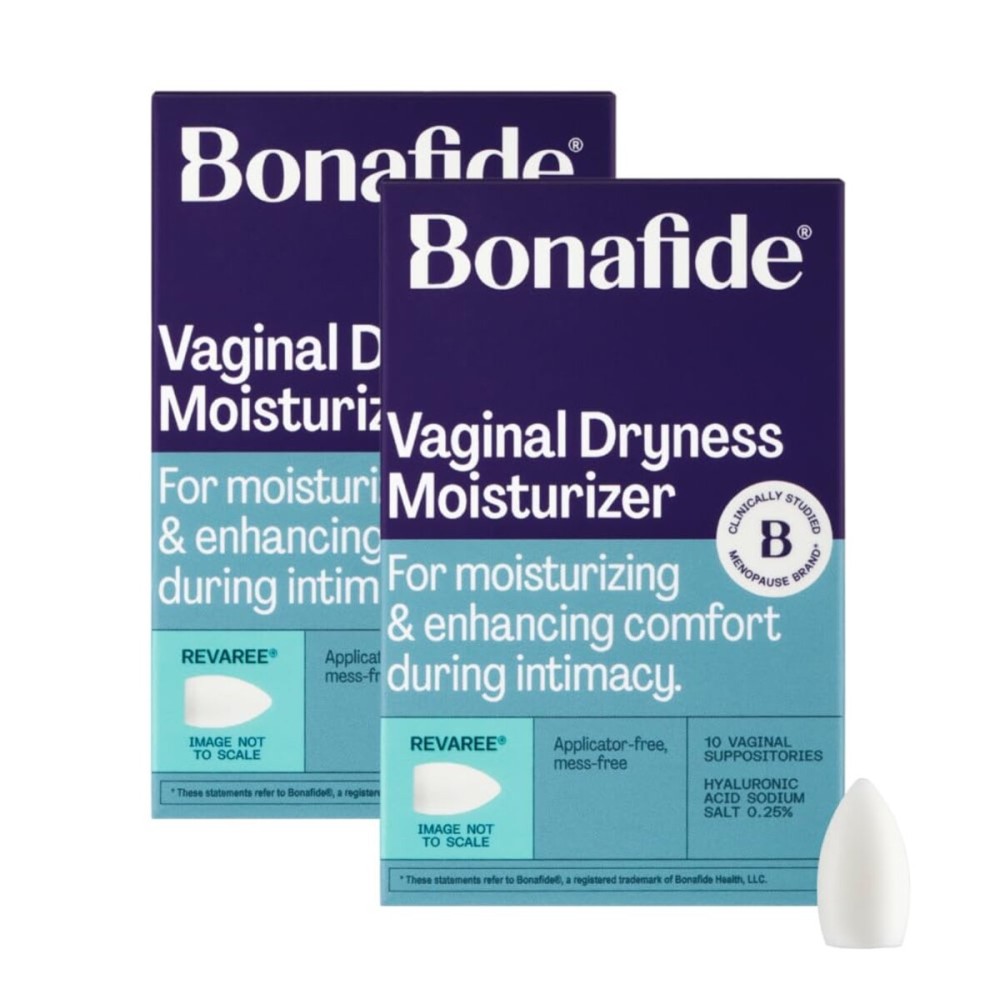 Revaree by Bonafide. Vaginal Moisturizer with 5mg Hyaluronic Acid. - 2-Month Supply (20 Inserts)