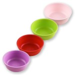 Re-Play 12 oz. Toddler Bowls Set of 4 - Kids Deep-Walled, Durable & Reusable Snack and Meal Bowls, Dishwasher & Microwave Safe, BPA-Free, Made in USA from Recycled Plastic, Grnchmas