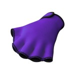 FitsT4 Sports Aqua Gloves Webbed Paddle Swim Gloves Fitness Water Aerobics and Swimming Resistance Training Gloves for Men Women Children Purple S