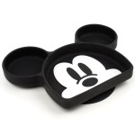 Bumkins Disney Silicone Grip Dish, Suction Plate, Divided Plate, Baby Toddler Plate, BPA Free, Microwave Dishwasher Safe - Mickey Mouse-1 Count (Pack of 1)