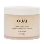 OUAI Scalp & Body Scrub, Melrose Place - Exfoliating Body Scrub with Sugar & Coconut Oil Blend for Smooth, Moisturized Skin - Gentle Scalp Exfoliator for Removing Product Build Up (8.8 Oz)