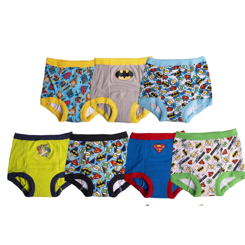 DC Comics Toddler Potty Training Pants with Superman, Batman & Wonder Woman With Success Chart & Stickers
