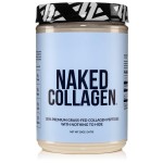 NAKED Collagen Peptides Protein Powder, 60 Servings, Pasture-Raised, Unflavored Grass-Fed Hydrolyzed Collagen Supplement, Paleo Friendly, Non-GMO, Keto, Gluten Free, 20oz