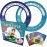 Activ Life Flying Rings for Kids - 2 Pack Fun Beach Toys - Gifts for Boys Girls Teens, Cool Family Outdoor Games, Play at Swimming Pool, Playground Birthday Presents - Navy/Teal
