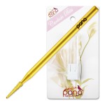 PANA 3/32 Carbide Cuticle Nail Drill Bit for Cuticle Cleaning, Dead Skin Removal, Gel Polish & Acrylic Removal, Under Nail Cleaner, Nail Salon, Manicure Tools (Sharp Point - Gold, Medium)