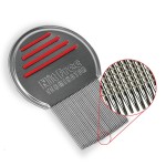 Nit Free Terminator Lice Comb - Professional Stainless Steel Comb for Effective Head Lice Treatment (Colors May Vary) (Pack of 24)