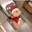 HESHIFENG. party & accessories Christmas Snowman Santa Deer Toilet Seat Cover and Rug Set Red Christmas Decorations Bathroom (Deer)
