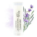 Lavender Lip Balm - Handmade Natural Chapstick - Stocking Stuffers for Women - Moisturizing Lip Care