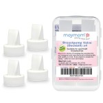 Maymom Duckbill Valves Compatible with Spectra S1 S2 9 Plus Dew 350 Not Original Spectra Pump Parts S2 Accessories Replace Valve (White, 4ct)