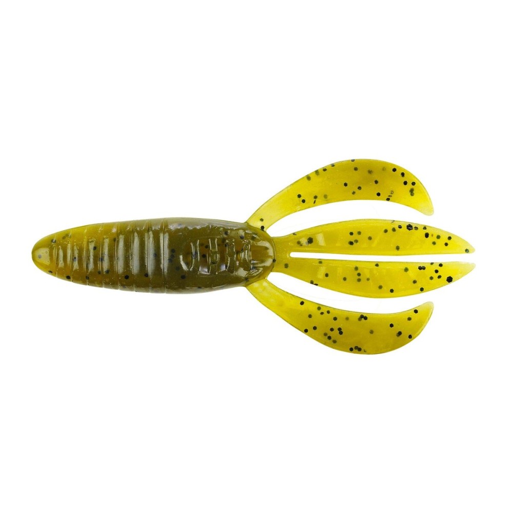 Berkley Powerbait Pit Boss Fishing Bait, 3, 10Count, Summer Craw, Pint Boss, 3
