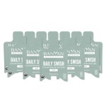 Banyan Botanicals Organic Daily Swish Mint Travel Packets - 12 ct - Ayurvedic Oil Pulling Mouthwash Oil for Oral Health - Coconut Oil Blend for Teeth and Gums