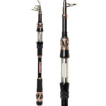 PLUSINNO Fishing Rod - 24 Ton Carbon Fiber - Stainless Steel Hooded Reel Seats - Aluminum Oxide Guide InsertsTelescopic Retractable Spinning Pole for Saltwater Freshwater Fishing