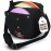 Disc Living Disc Golf Bag | Frisbee Golf Bag | Easy to Carry | Lightweight Fits Up to 10 Discs | 16 oz Waxed Canvas Sturdy Design | Belt Loop | Double Button Design | Bottle Holder (Black)