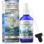 Colloidal Silver Liquid Spray | 10 PPM Ionic Silver | 4 oz Glass Bottle by Silver Holistics