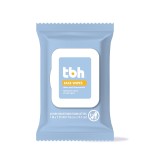 TBH Kids Gentle Face Wipes - Daily Cleansing & Hydrating Wipes for Preteens & Teens - Soothing Chamomile & Calendula - Sulfate & Paraben-Free - 30 Count