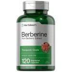 Horbaach Berberine HCL Supplement | 500mg | 120 Capsules | from Barberry Extract | Therapeutic Grade | Vegetarian, Non-GMO, Gluten Free