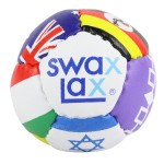 SWAX LAX Lacrosse Training Ball - Indoor Outdoor Practice Less Bounce & Rebounds (1 Flags)