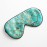 Tim & Tina Silk Sleep Mask for Women Men Comfortable Blindfold Eye Mask with Adjustable Strap for Travel Yoga Nap Shift Work (Green Flower)