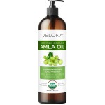velona Amla Oil USDA Certified Organic - 8 Fl Oz | 100% Pure and Natural Carrier Oil | Extra Virgin, Unrefined, Cold Pressed