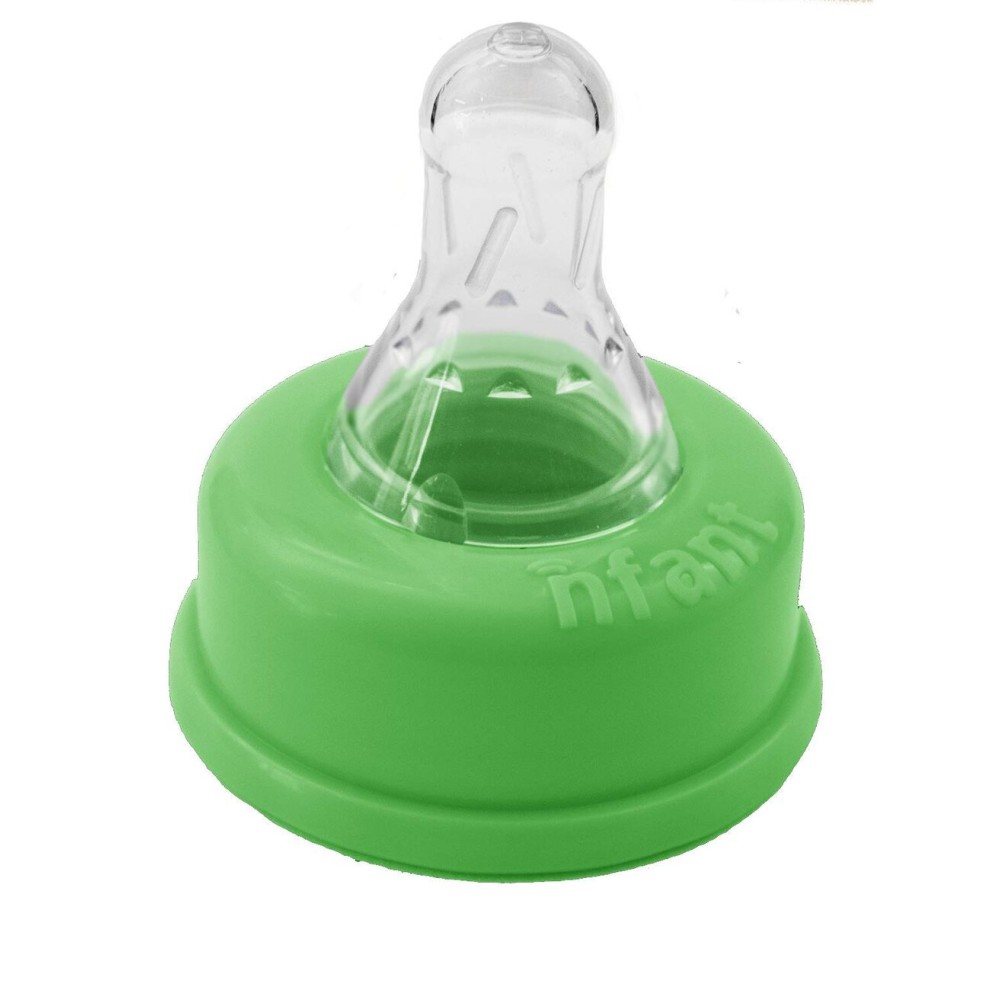 nfant | 3X Standard Flow Nipple, Green (27ml/min), 4-Pack