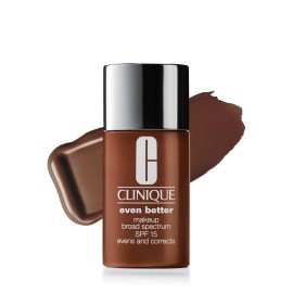 Clinique Even Better Makeup Liquid Foundation SPF 15 With Vitamin C For Dry + Oily Combination Skin Types | Medium Coverage + Natural Finish | Evens Skin Tone + Reduces Dark Spots, Truffle, 1 Fl Oz