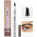 iMethod Eyebrow Pen - iMethod Eyebrow Pencil with a Micro-Fork Tip Applicator Creates Natural Looking Brows Effortlessly and Stays on All Day, Dark Grey