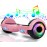 CBD Scooter with Corlorful LED Lights,6.5 Wheels, Dual 300W Motor Scooter for Kids Girls Boys Adults, All Ages(A03-Pink)