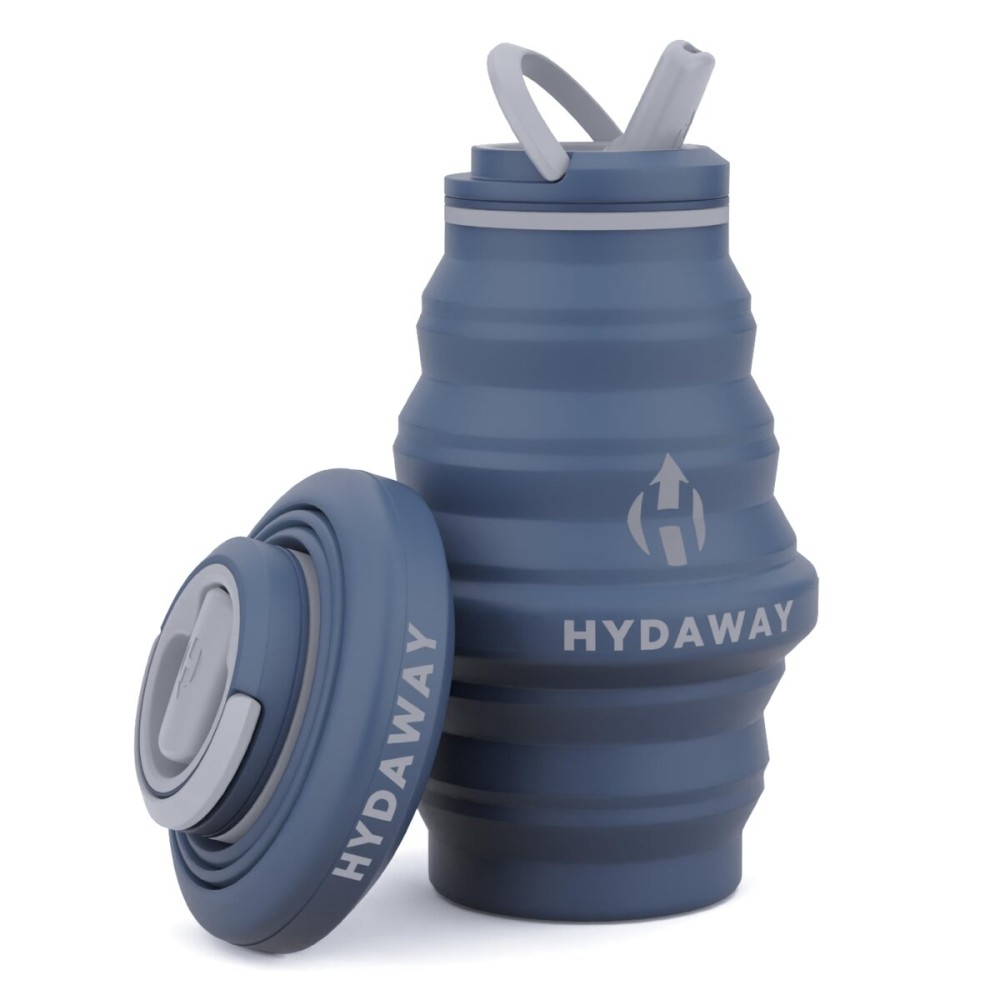 HYDAWAY 17oz Collapsible Water Bottle - BPA-Free, Leakproof, Lightweight, and Space-Saving - Perfect for Travel, Hiking, and Everyday Hydration