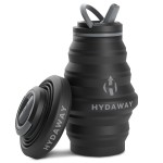 HYDAWAY 17oz Collapsible Water Bottle - BPA-Free, Leakproof, Lightweight, and Space-Saving - Perfect for Travel, Hiking, and Everyday Hydration