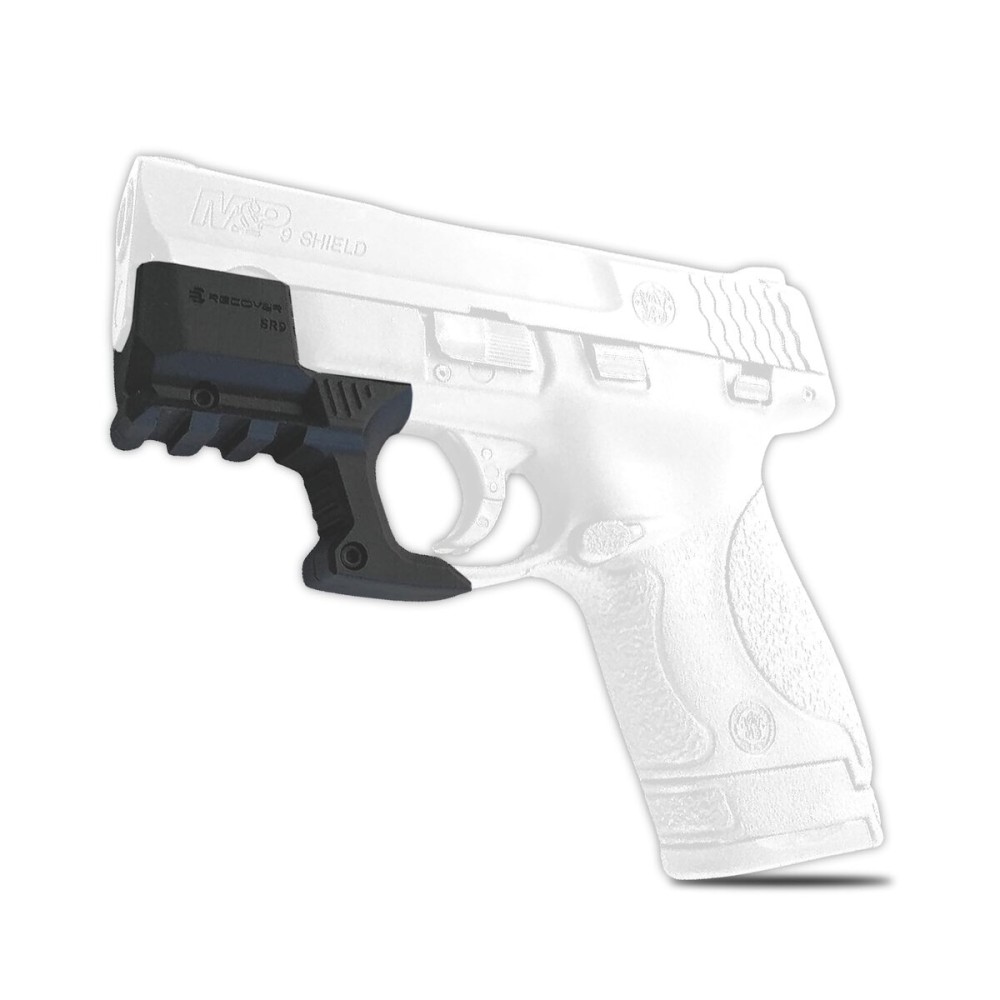 Recover Tactical Picatinny Rail for SHR9 S&W Shield 9mm & SW40 Including Shield Plus, Easy Install, No Mods Required (SHR9)