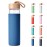 Yomious 20 Oz Borosilicate Glass Water Bottles with Silicone Sleeve BPA Free, Dishwasher Safe - Reusable Clear Glass Drinking with Leak Proof Bamboo Lid | Perfect Gym Water Bottles for Men & Women