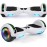 LIEAGLE Hoverboard, 6.5 Self Balancing Scooter Hover Board with Many Certified Wheels LED Lights for Kids Adults(White)