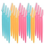 FEPITO Eyebrow Razor Shaper Shavers Trimmers for Women and Men Face Hair Removers Multipurpose Exfoliating Face Razor