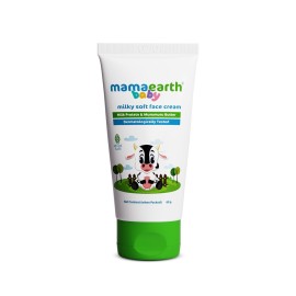 Mamaearth Milky Soft Baby Face Cream | with Nourishing Murumuru Butter | Moisturizes Babys Dry & Itchy Skin | 5.6 Ph-Balanced Formula 2.03 Fl Oz (60ml)