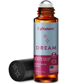 UpNature Dream Sleep Essential Oil Roll On - Natural Sleeping Blend with Lavender, Chamomile Aromatherapy Oils