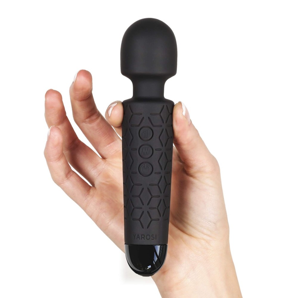 Yarosi Micro Personal Massage Wand Smallest Strongest Handheld Cordless Massager, Strong Powerful Compact Perfect For Travel, Magic Stress Away, All Body Back Legs Hand Pains Sports Recovery