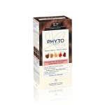 PHYTO Phytocolor Permanent Hair Color, 5.7 Light Chestnut Brown, with Botanical Pigments, 100% Grey Hair Coverage, Ammonia-free, PPD-free, Resorcin-free, 0.42 oz.
