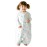 Tealbee Dreamsuit Toddler Sleep Sack with Feet - Walker Sleep Bag with Legs, Rayon made from Bamboo, Summer 0.8 TOG, 2-Way Zipper, 2T-3T - Croissant