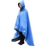 DUKUSEEK Outdoor Waterproof Stadium Blanket, XL Large (79x56) Hooded Stadium Blankets with Fleece,Portable,Warm Outside Blankets for Cold Weather, Camping, Sports, Beach, Football, Festivals