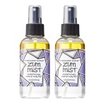 Indigo Wild Zum Mist Room & Body Spray - Aromatherapy Essential Oil Spray - Natural Body Mist & Room Spray - Frankincense-Lavender Scent - 4 fl oz (2 Pack)