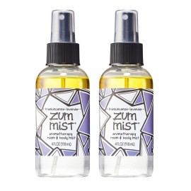 Indigo Wild Zum Mist Room & Body Spray - Aromatherapy Essential Oil Spray - Natural Body Mist & Room Spray - Frankincense-Lavender Scent - 4 fl oz (2 Pack)