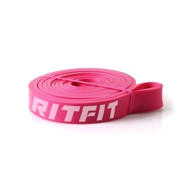 RitFit Pull Up Assist Band - Premium Resistance Band for Pull Up Assistance, Resistance Training, Body Stretching, Powerlifting, Mobility Training (10 Rose Pink)