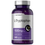 Horbach L Tryptophan 1500mg Capsules | 240 Count | Nighttime Formula | Non-GMO, Gluten Free Supplement