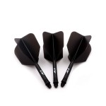 CUESOUL Integrated Dart Shaft and Flights Standard Shape,Set of 3 pcs Unique Designed Pattern