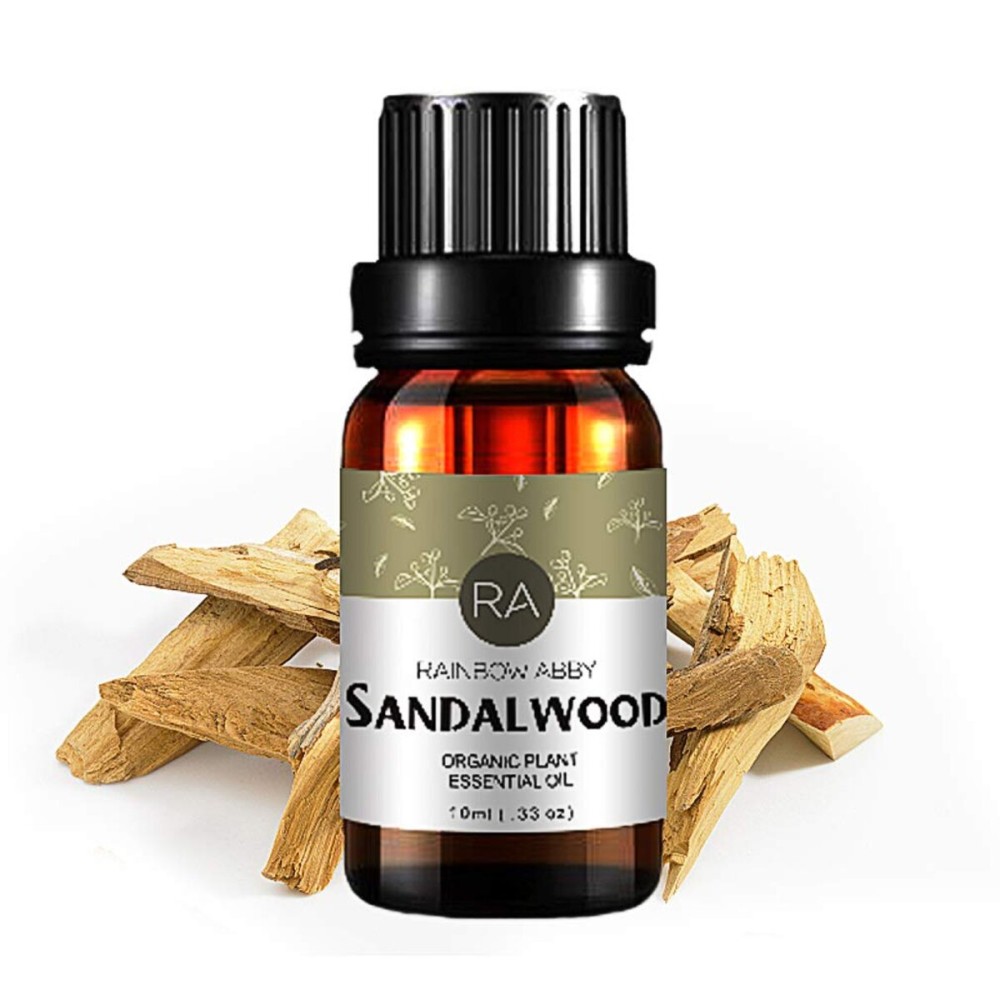 Sandalwood Essential Oil, 100% Pure Natural Aroma Sandalwood Oil for Diffuser (10ML)
