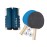 JOOLA Retractable Ping Pong Net for Any Table - Portable Table Tennis Net and Post Set Stretches 5.75\' & Clamps Up to 2 Thick - Optional Racket and Ball Set, Games for Family