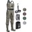 Foxelli Chest Waders - Waterproof 2-ply Nylon/PVC Camo Hunting Fishing Waders for Men and Women with Boots
