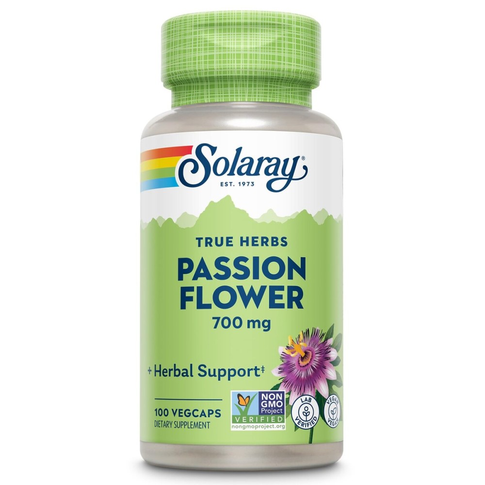 SOLARAY, (3 Pack Passion Flower, 350 mg, 100 VegCaps